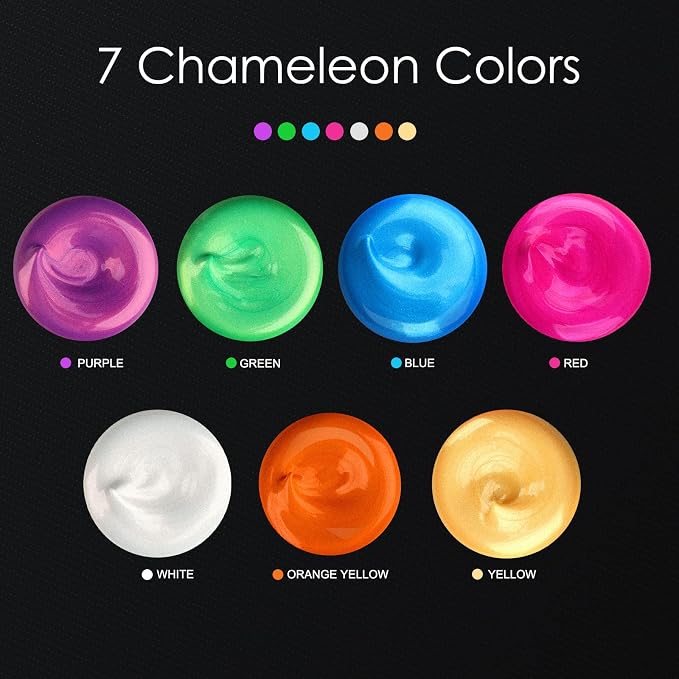 GOTIDEAL Iridescent Acrylic Paint Chameleon Red Tubes(120ml, 4.1 oz) | Non Toxic, Non Fading, Rich Pigments,for Painters, Adults & Kids,Ideal for Canvas Wood Clay Fabric Ceramic Craft Supplies