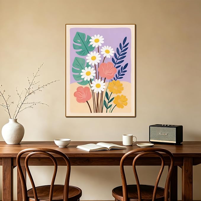 Leatrice 4 Pack Flower Diamond Painting Kits for Adults 11.8x15.7 Inches