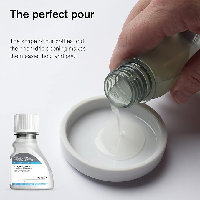 Winsor & Newton Watercolor Medium, Texture Medium, 75ml Bottle | Adds Fine Texture, Gives Impression of Depth & Structure, Creates Rough-Looking Surface