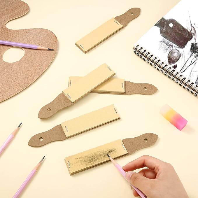 Demissle Sandpaper Sharpener Drawing Tool for Artists, 9 Pcs