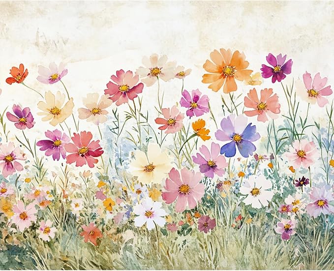 Banket Floral Paint by Numbers Kit for Adults Beginner DIY Painting Kits for Adults Flowers Easy Adult Paint by Number Kits on Canvas Color by Numbers for Gifts Home Wall Decor 16x20 Inch