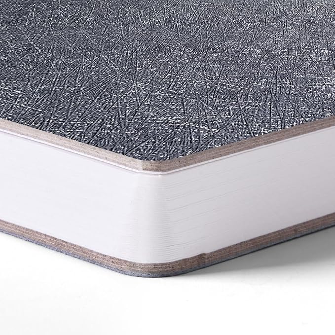 Dark Grey Hardcover Sketchbook Square Hardbound Sketch Journal 4.7 x 4.7 Inch 42 Sheets Art Book 250GSM Ultra Smooth Paper Ideal for Pencils,Water Color Pen,Marker Pen