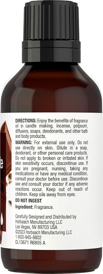 Horbäach Chocolate Fragrance Oil | 1 fl oz (30ml)