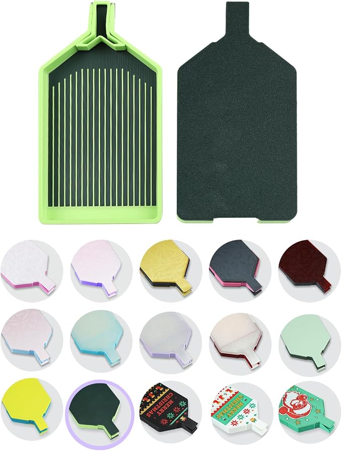 ForeverYoung Fresh Bi-Tonal Diamond Art Tray with Lid, Firefly Forest Glow