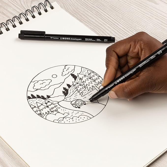 Tombow 56302 Illustration Set. Tools for Drawing and Illustrating
