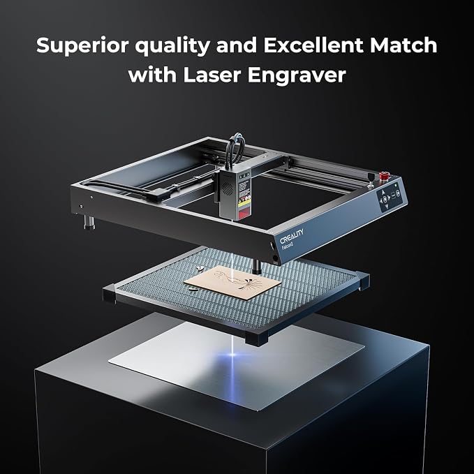 Honeycomb Laser Bed 500×500mm Honeycomb Working Panel for Heat Dissipation and Desktop-Protecting, Honeycomb Working Table with Aluminum Panel for Most Laser Cutter