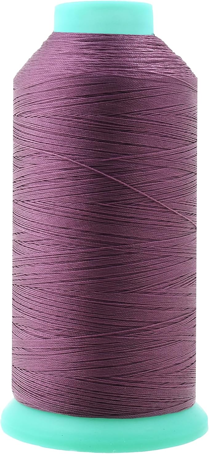 Mandala Crafts Size 69 210D T70 Mauve Bonded Nylon Thread, 1500 YDs