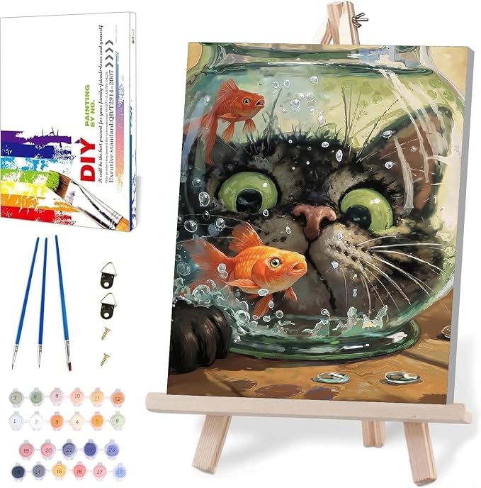 WUDWL Paint by Numbers Kit for Adults Beginner, with Framed