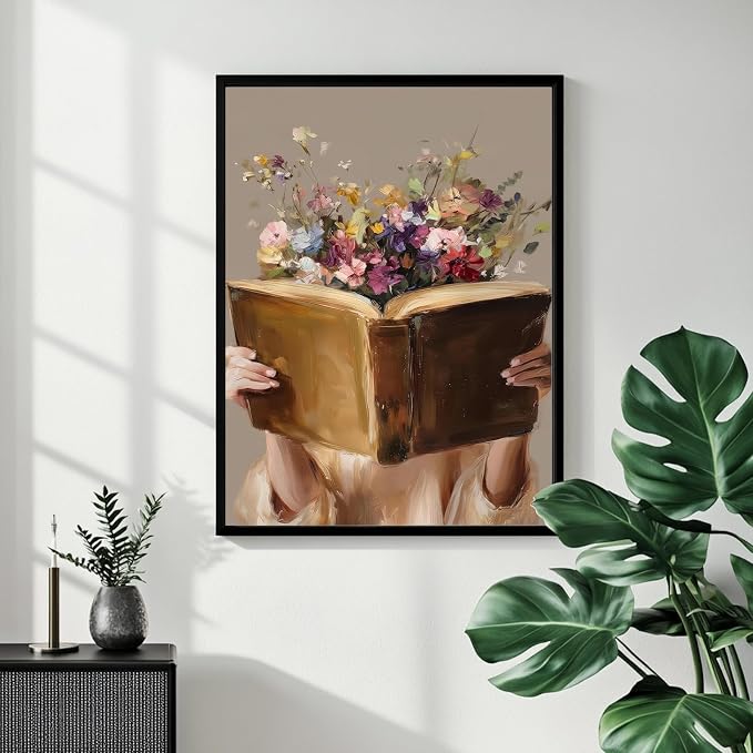 Mandun Book Paint by Numbers Kit for Adults, 16x20 inch | DIY Painting Kits Crafts for Adults, Relieve Stress, Gift, Home Wall Decor