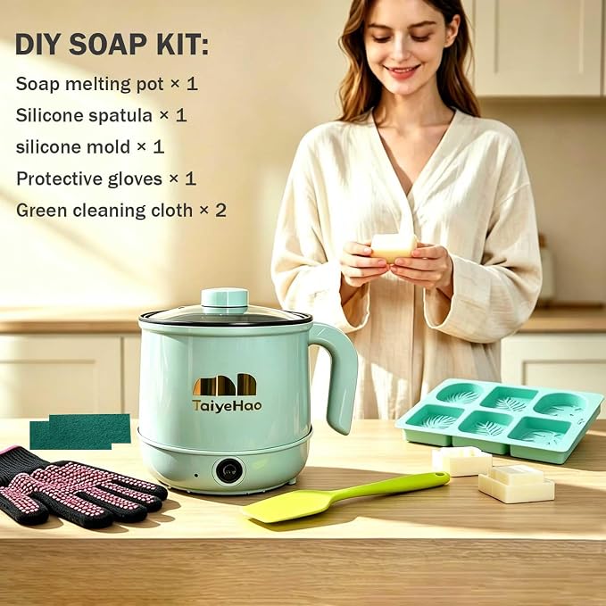 1.7Qt Soap Melting Pot-for Soap Melting, Candle Making, Non-Stick Coating
