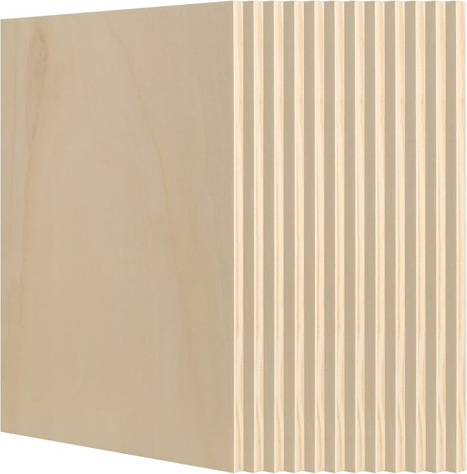 MANCHAP 12 Pack 9 x 12 Inch Wood Canvas Panels, Unfinished Cradled Painting Panel Boards, Artist Canvas for Painting, Encaustic Art, Wood Burning, Pouring, Crafts