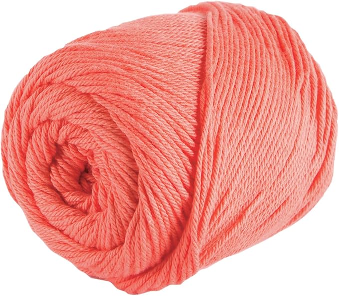 Knit Picks Dishie Orange Worsted Weight 100% Cotton Yarn for Crocheting