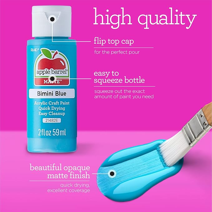 Apple Barrel Acrylic Paint in Assorted Colors (2 oz), 21490, Pavement