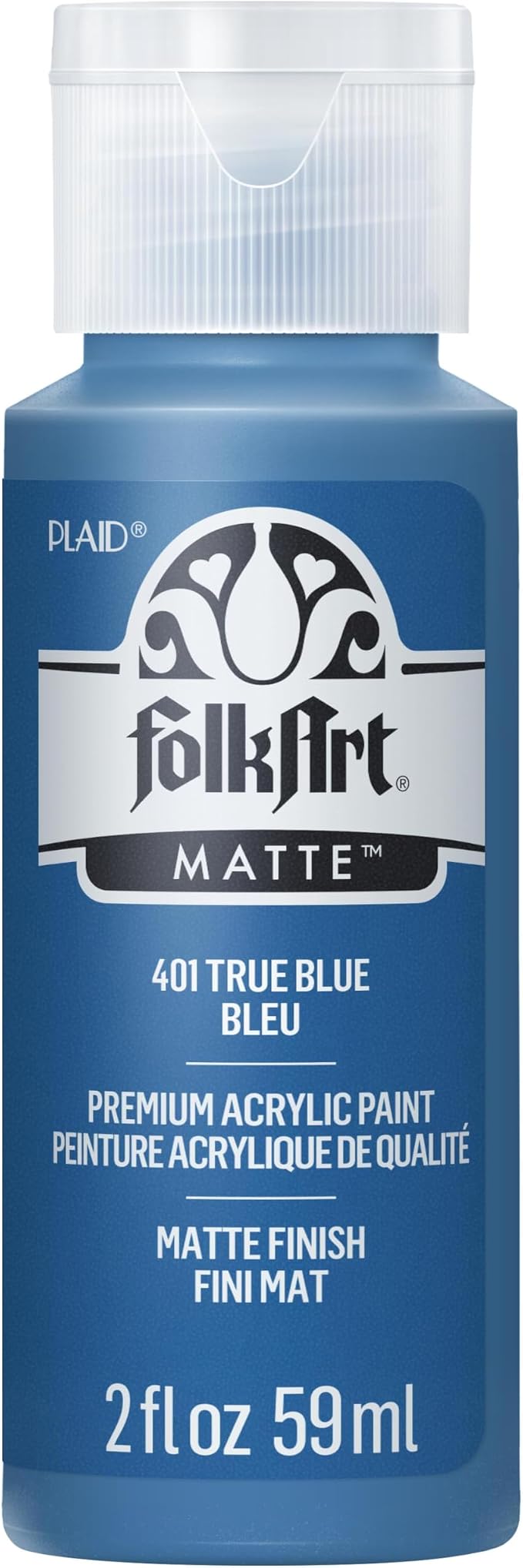 FolkArt K401 Acrylic Paint, 2 oz, True Blue