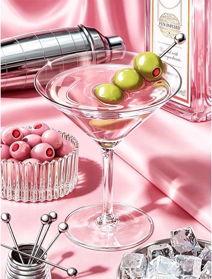 RYMILIE Cocktail Diamond Art Kits for Adults,Fashion Retro Diamond Painting
