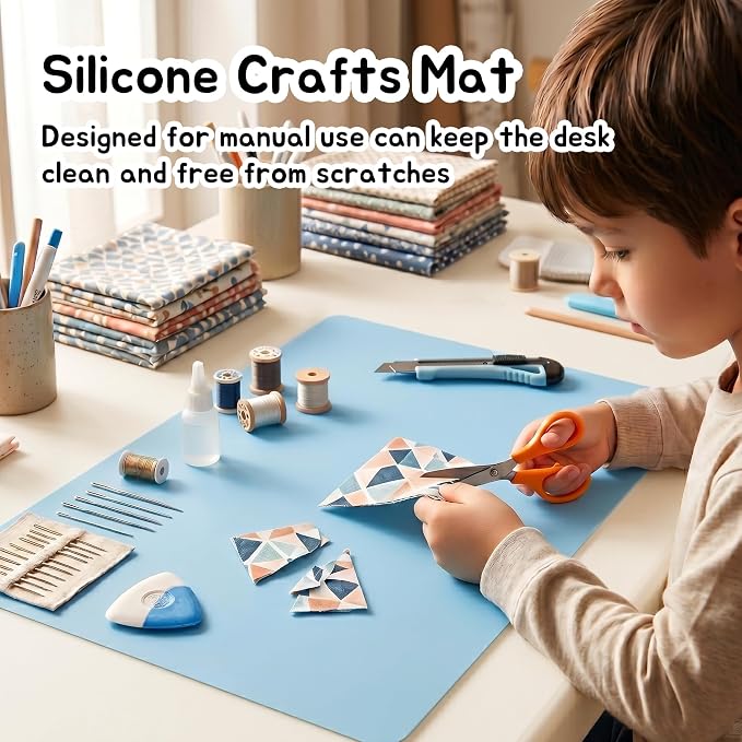 Silicone Mats for Resin Crafts 9"W x 12"L: Non-Slip Heat Resistant Small