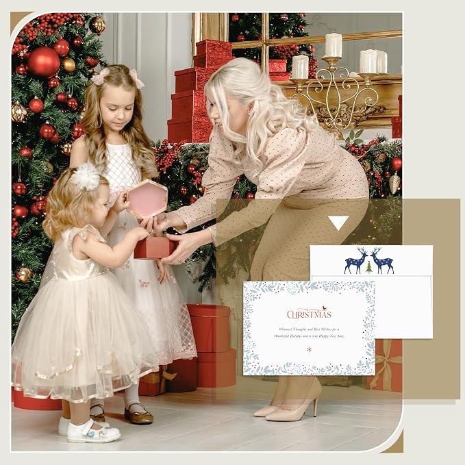 100 Pack Goefun Blank White Cards with Envelopes 4x6