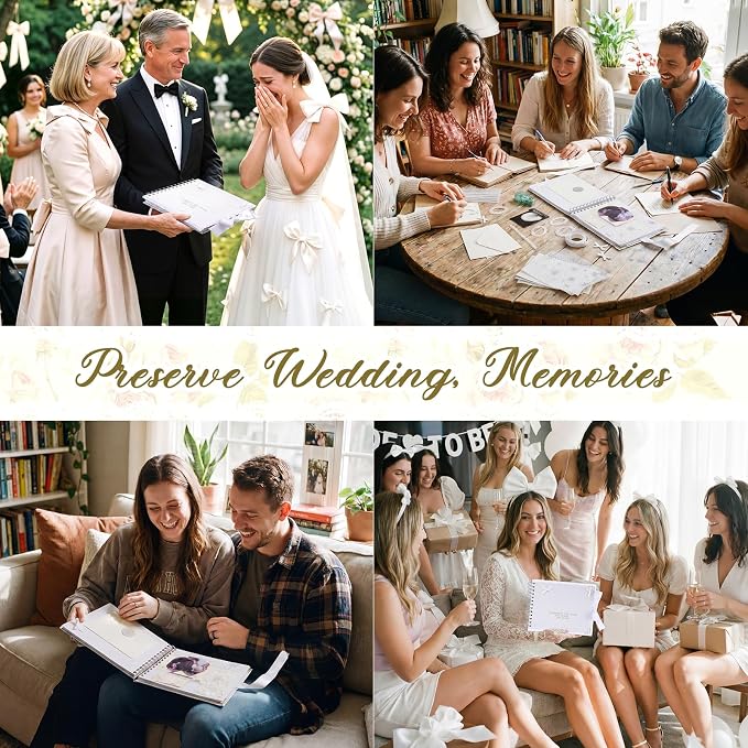 Letters to Bride Scrapbook,8.5 X 7 Inch,Classic,Silver