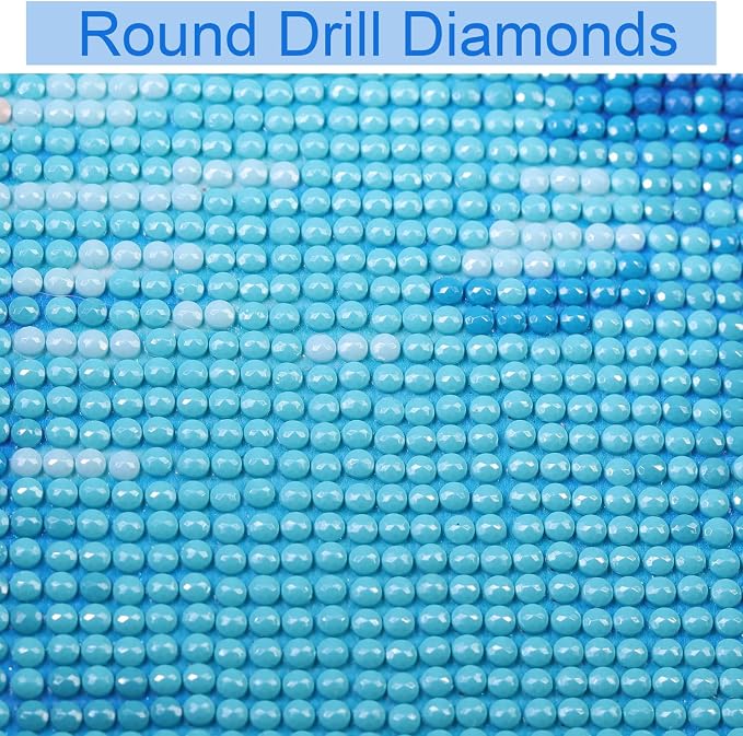 Yanfairy Highland Cow Diamond Art Kits for Adults, Round Full Drill Paint with Diamond Gem Art Crafts Kits, DIY Cow Sunflower 5D Diamond Painting Kits, Beginners Diamond Dots Wall Decor 12x16inch