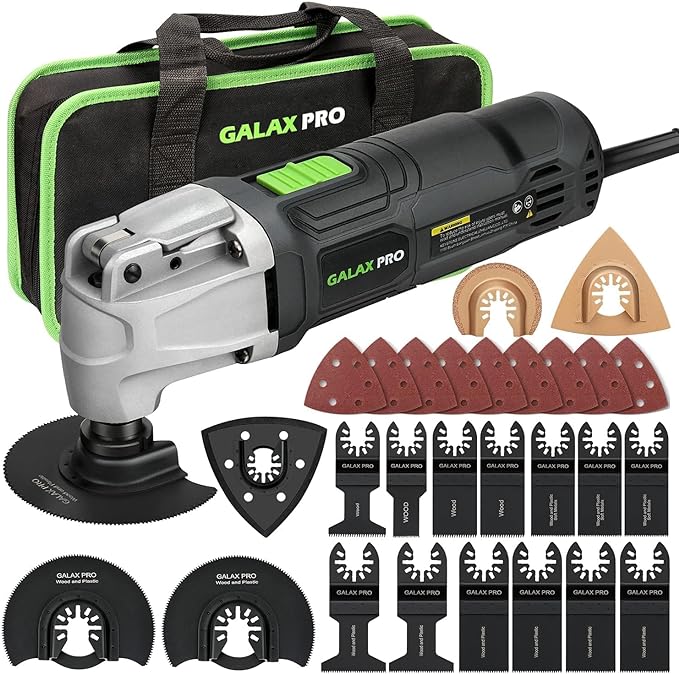 GALAX PRO Oscillating Multi-Tool Corded 2.4A, 28pcs Accessories