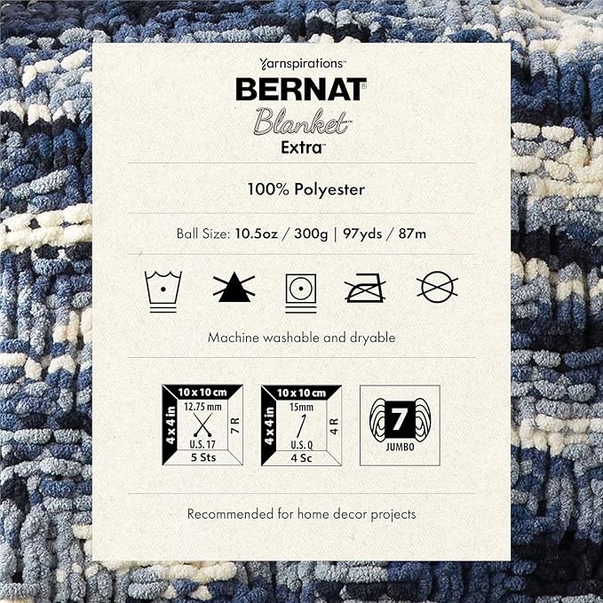 Bernat Blanket Extra, Chunky Yarn for Crocheting, Bright Pink, 2-Pack
