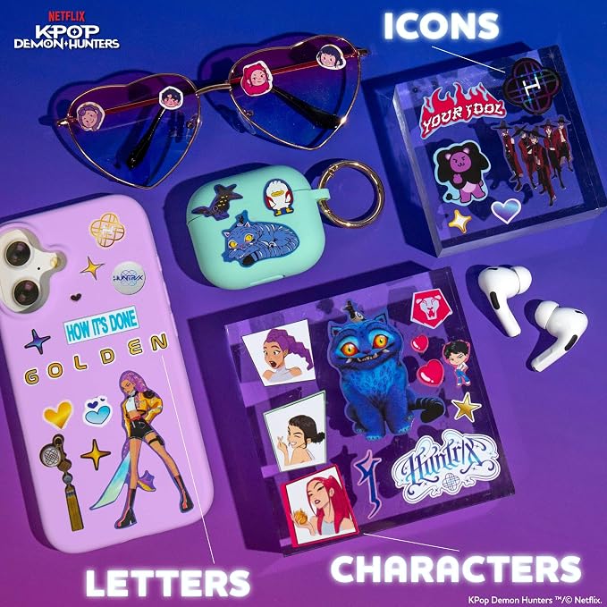 Horizon Group USA Sticker Book, Kpop Demon Hunters, 1500+ Stickers