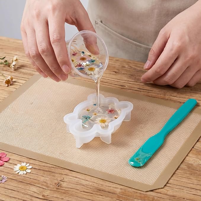 8Pcs Mini Turtle Silicone Molds for Resin, Mini Animal Epoxy Resin Molds