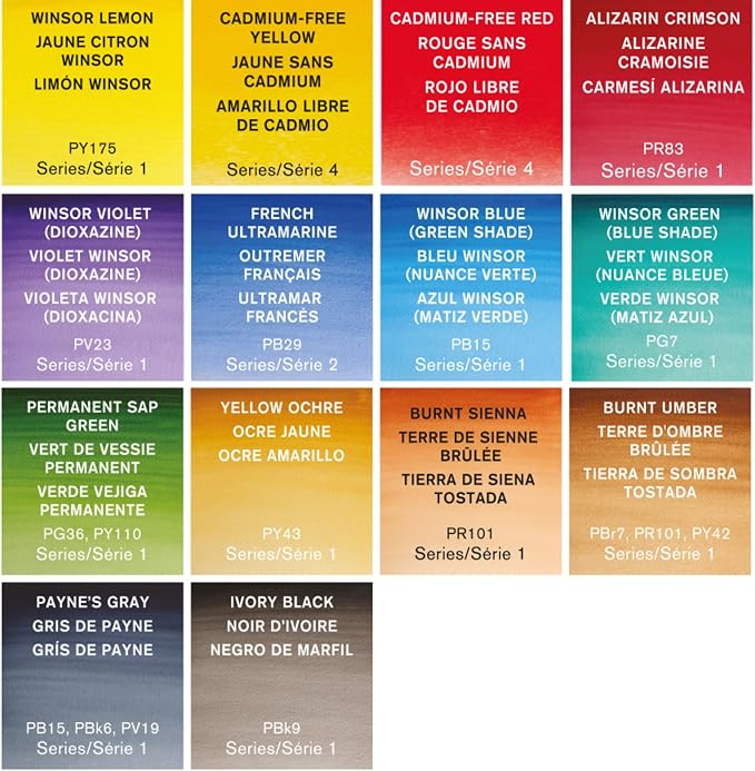 Winsor & Newton Professional Watercolor Paint Set, 12 Half Pan Field Box | 12 Half Pans, Unrivalled Transparency, Single Pigment Vibrant Colors, Archival Permanence, Heritage Brand, Finest Pigments