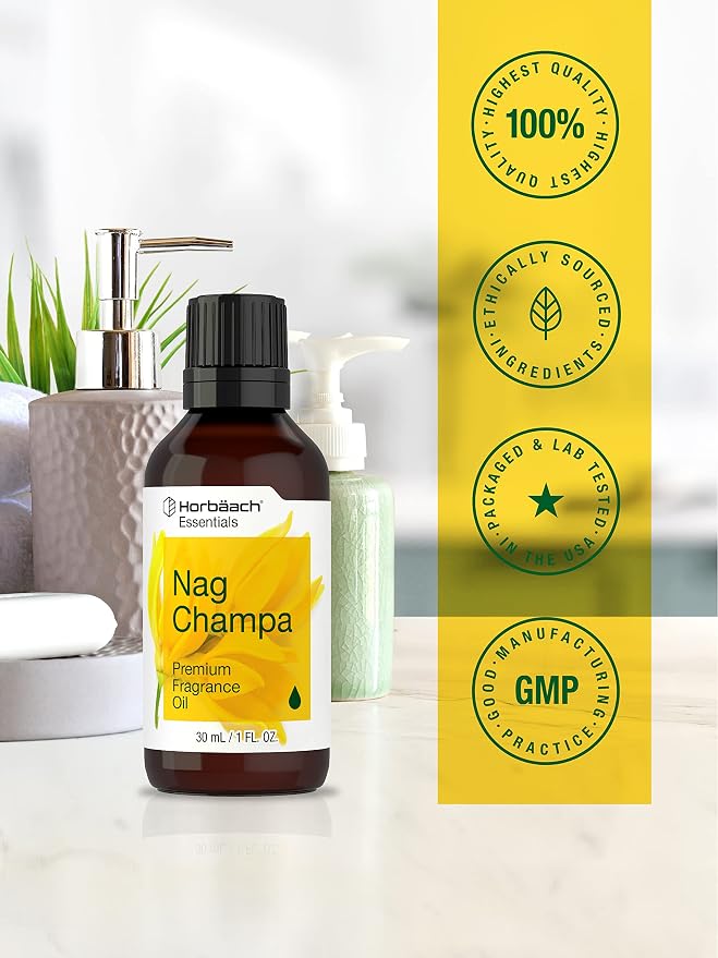 Horbäach Nag Champa Fragrance Oil | 1 fl oz (30ml) | Premium Grade