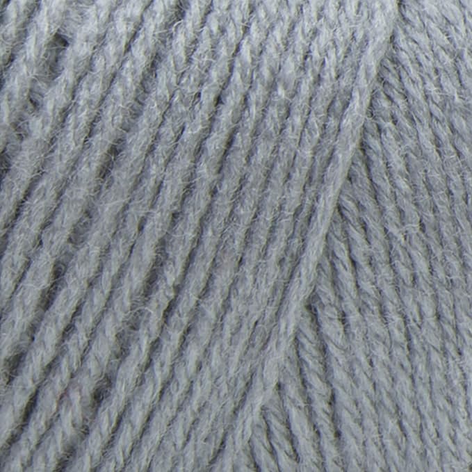 RED Heart Super Saver Yarn, Solid-Dusty Grey
