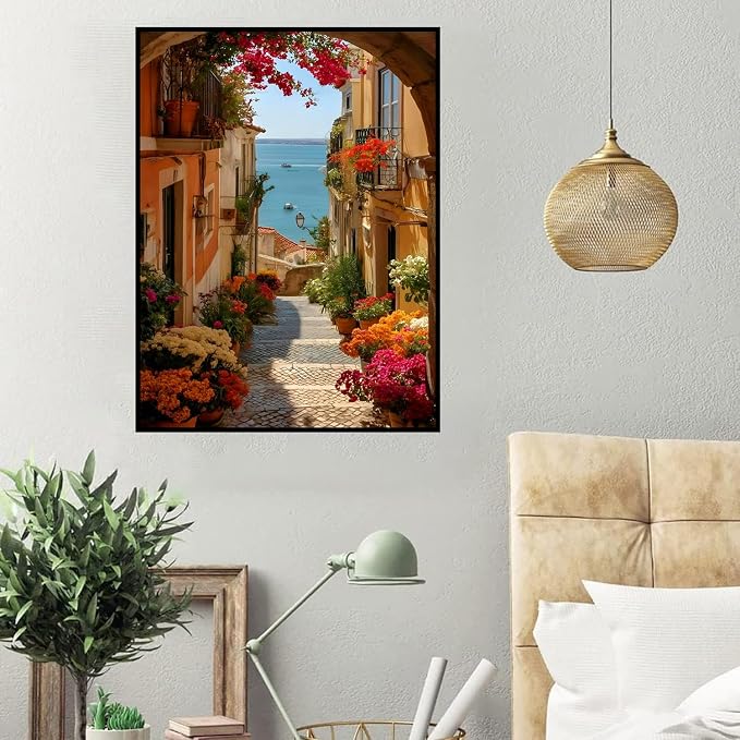 HHMATITS Landscape Diamond Art Kits for Adults Diamond Painting 12x16IN