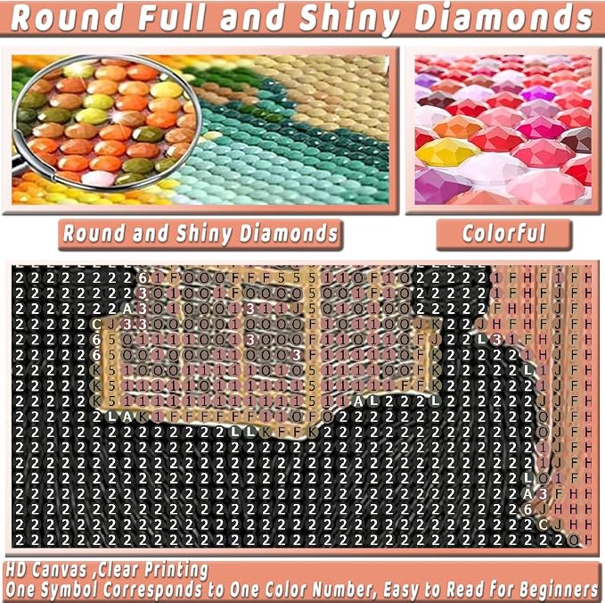 Black Cat Diamond Art Kits for Adults Diamond Painting Kit for Beginner