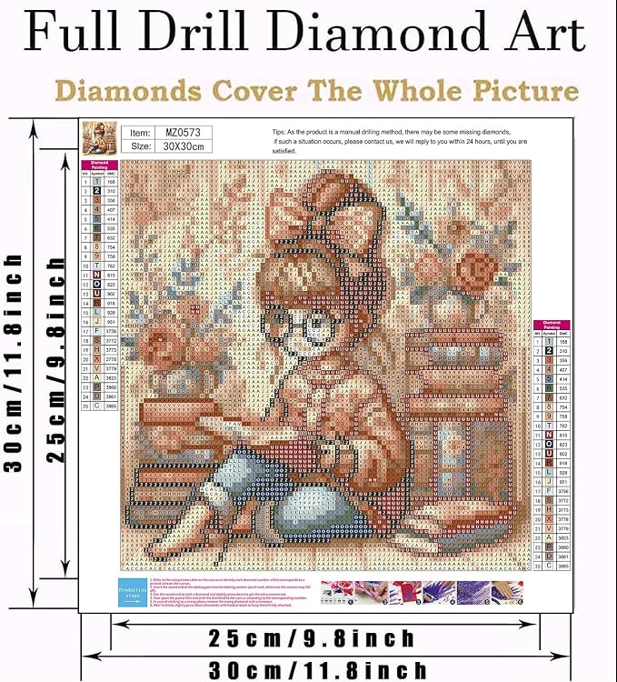 mrpwnle Diamond Art Kits for Adults, Reading Book Diamond Painting | Book Diamond Art Painting Kits for Adults Beginner, DIY Round Full Drill Diamonds Dots Crafts Kit Home Decor Gift 12x12inch