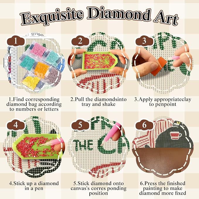 Animal Diamond Painting Kits for Adults,Cartoon Seagull Diamond Art Kits | DIY Full Round Drill Gem Painting Cute Funny Bird Paint by Diamonds Relaxing Craft for Cartoon Home Wall Decor 12x16In