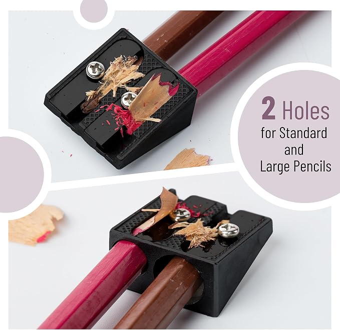 Mr. Pen- Handheld Metal Pencil Sharpener, 6 Pack
