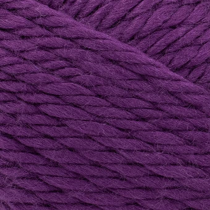 Lion Brand Yarn Hometown Yarn, Super-Bulky Yarn for Knitting, Crocheting, and Crafting, 1 Pack, Portland Wine | Super Bulky Acrylic Fiber for Warm Crochet Blankets, Knit Winter Hats, Chunky Cardigans, Soft Scarves, Weaving
