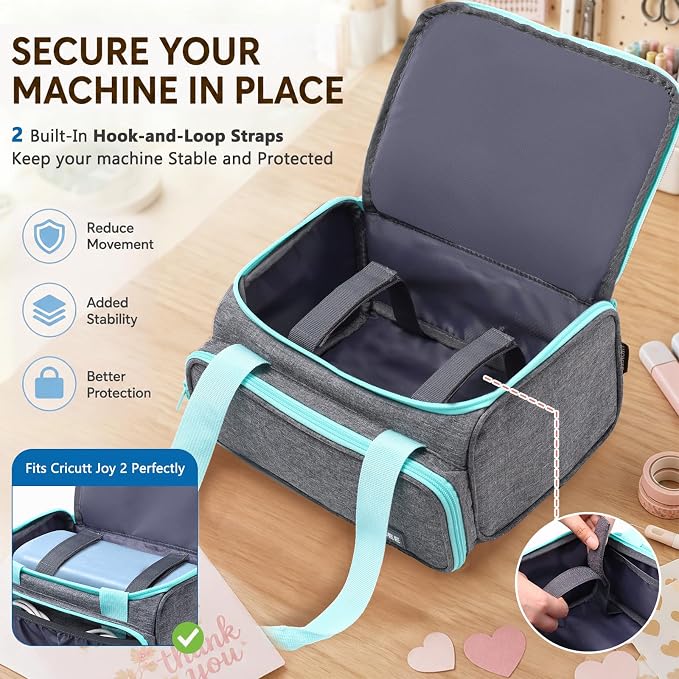 Carrying Case for Criut Joy 2 Cutting Machine Accessories Storage Organizer