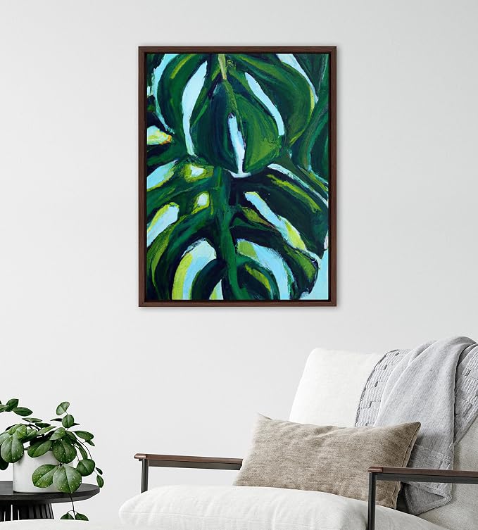 Kate and Laurel Sylvie Blank Framed Canvas Wall Art, 18x24 Brown, Modern Empty Canvas for Paint-Your-Own Art, Premium Canvas Already Framed
