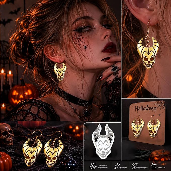 13 Pcs Halloween Spooky Polymer Clay Cutters Set