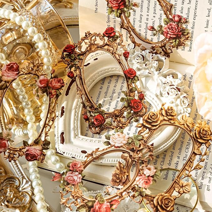 60 Vintage Craft Paper Frames for Scrapbook