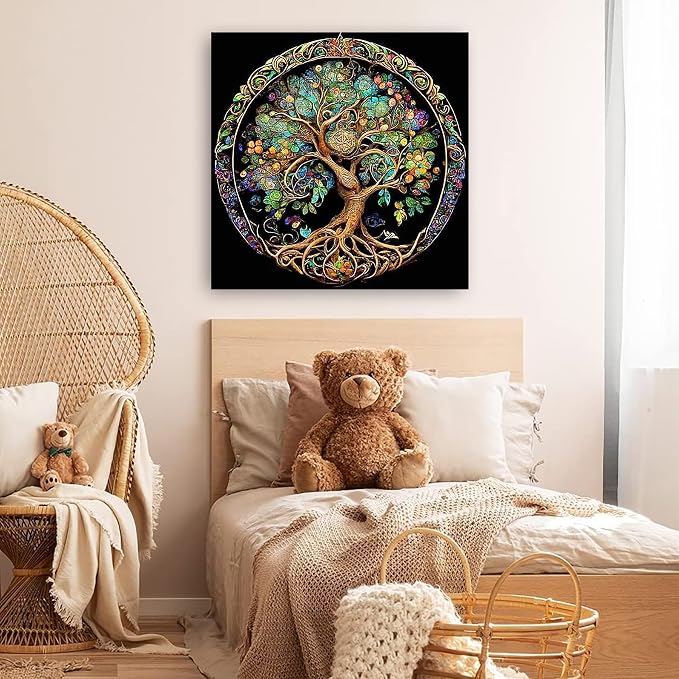 5D Diamond Painting Kits for Adults, Tree of Life Diamond Art for Adults