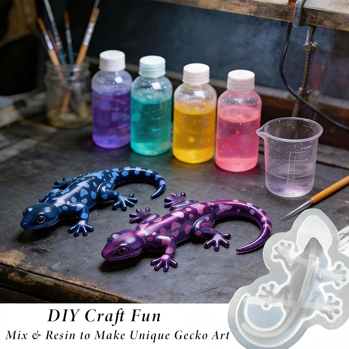 Lizard Resin Molds, Animal Silicone Molds for Epoxy Resin Casting