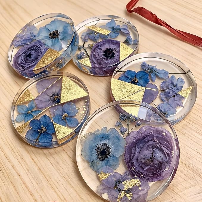 3 Deep Circle Silicone Molds for Resin, Large Resin Mold Glossy Deep Round Molds, 8“'x 2'' h. 6''x 2'' h. 4''x 2'' h, Deep Epoxy Resin Molds for Flowers Bouquet Preservation, Resin Casting