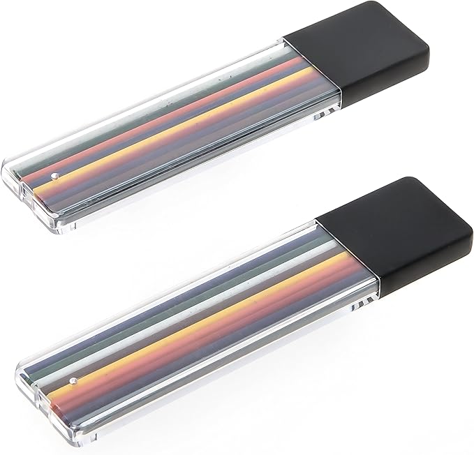 Leda Art 2mm Mechanical Pencil, Drafting Pencils for Drawing, Multicolor
