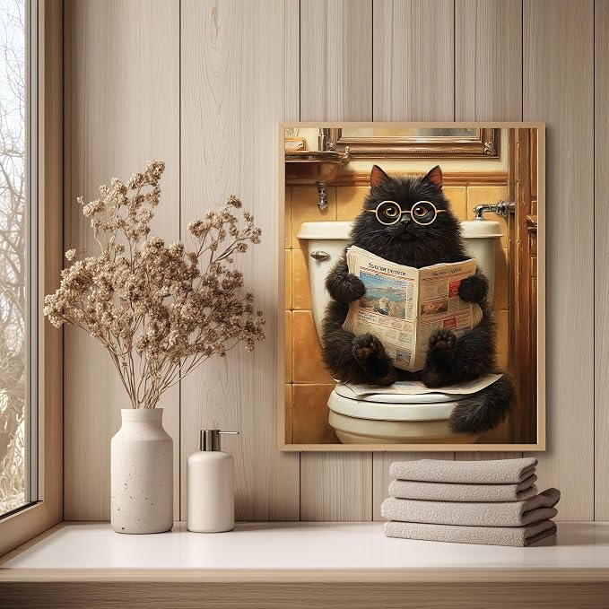 Reivworl Cat Paint by Numbers Kit for Adults Beginner 16×20 inch