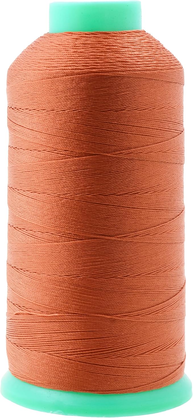 Mandala Crafts Size 92 280D T90 Rust Bonded Nylon Thread, 1100 YDs