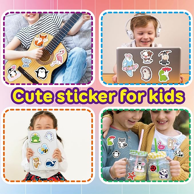 400PCS Stickers for Water Bottles | Water Bottle Stickers for Kids, Waterproof Vinyl Stickers, Cute Stickers Pack, Back to School Supplies Classroom Decor