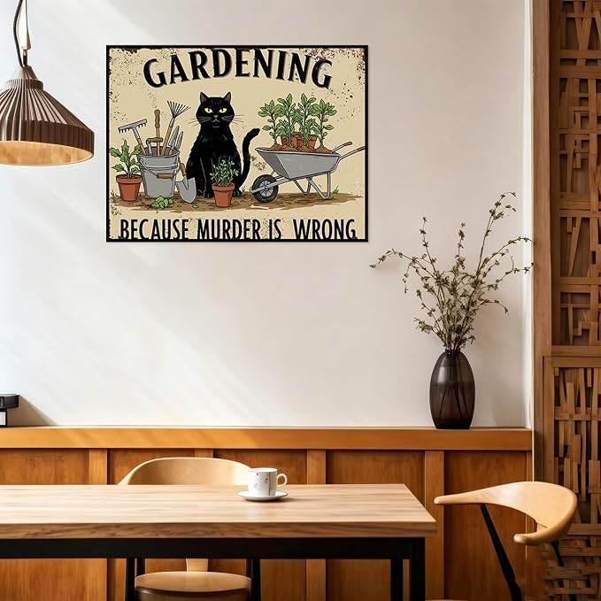 Benjenes Garden Cat Diamond Art Kits for Adults Diamond Painting Kits