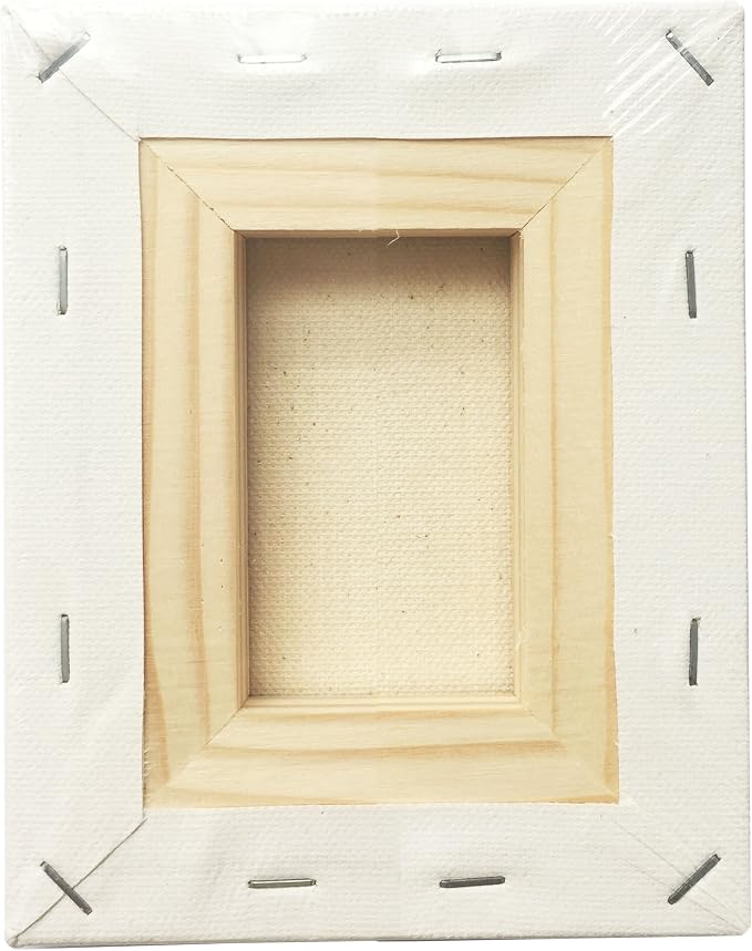 LWR CRAFTS Stretched Canvas 4" X 6" Pack of 6