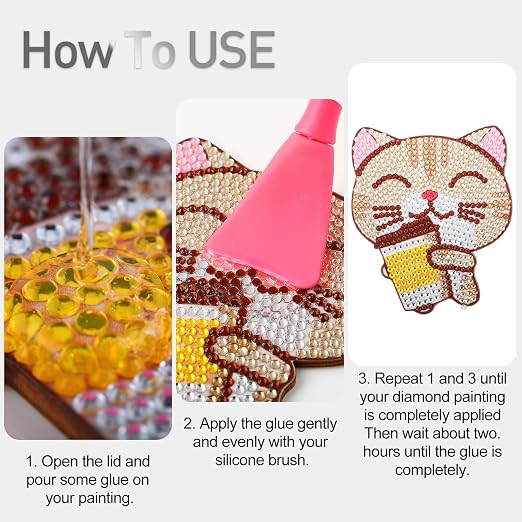 Diamond Painting Sealer Helps Retain Your Diamond Sparkle | Also Applicable to Puzzles for adults （125 ML 4.4 Fl Oz）